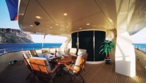 Yacht CRISTALEX -  At Deck Al Fresco Dining